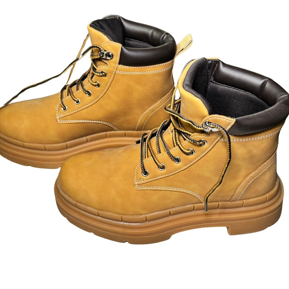 Chunky Lace Up Boot - Picture 2 of 4